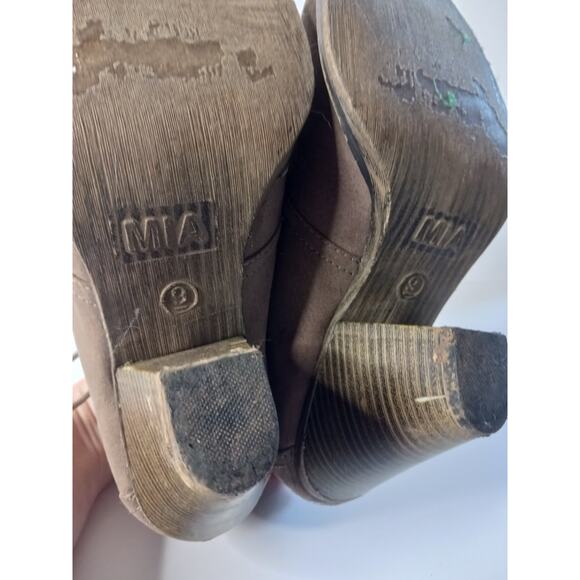 Mia Brown Lace Up Ankle Boots‎ Size 9 - Picture 6 of 7